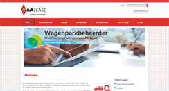 Desktop Screenshot of aalease.nl
