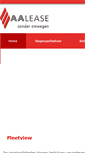 Mobile Screenshot of aalease.nl
